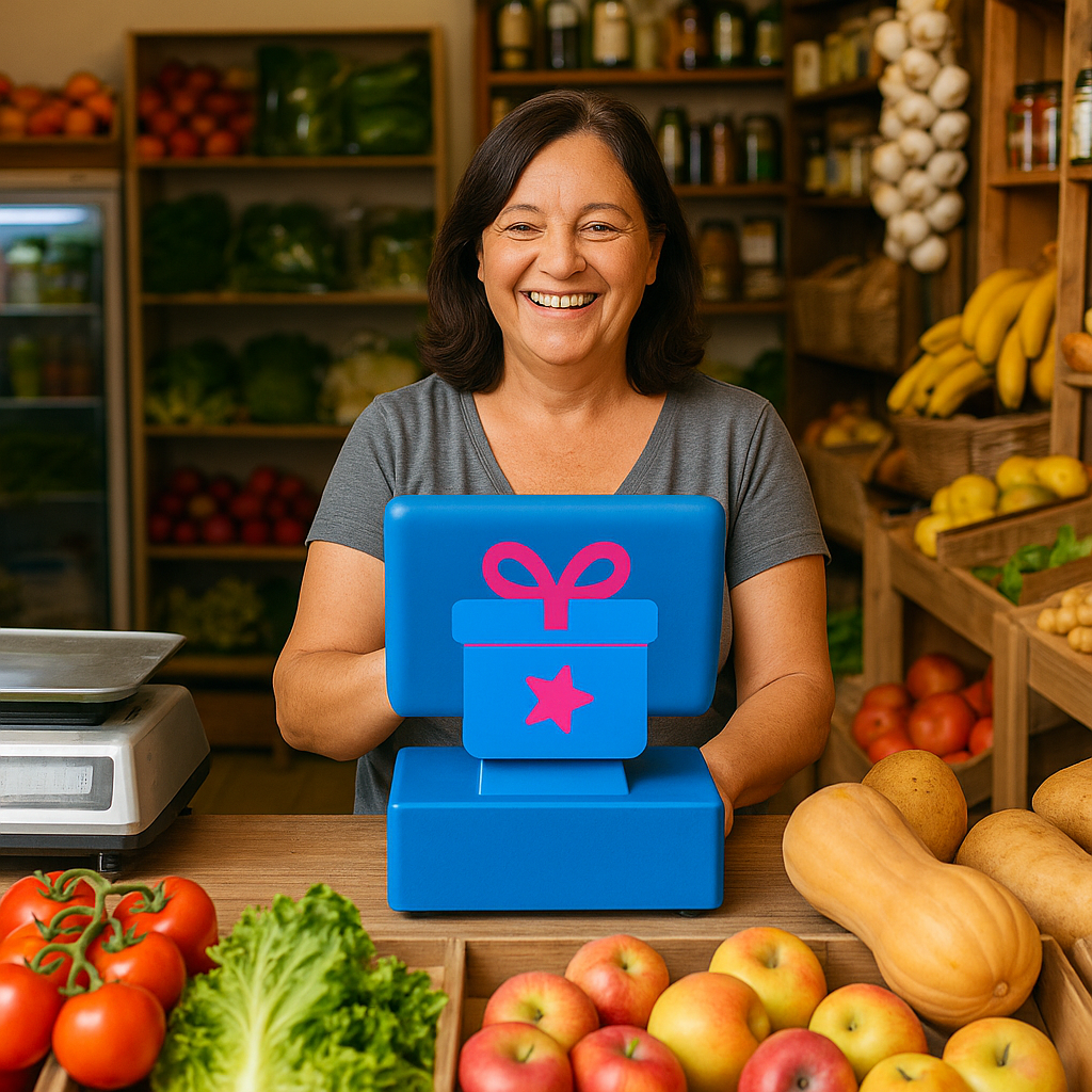 Interior de una tienda de abarrotes